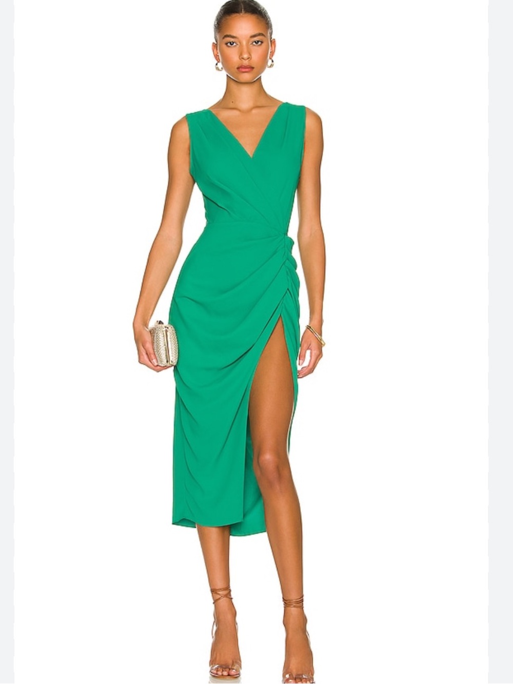 Amanda Uprichard Pomona Dress In Dark Green | REVOLVE